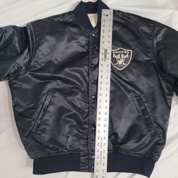 Vintage Proline by Starter Raiders Satin Bomber Jacket Made in the U.S.A Size XL - Picture 11 of 16